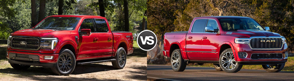 2025 Ford F-150 vs 2025 RAM 1500