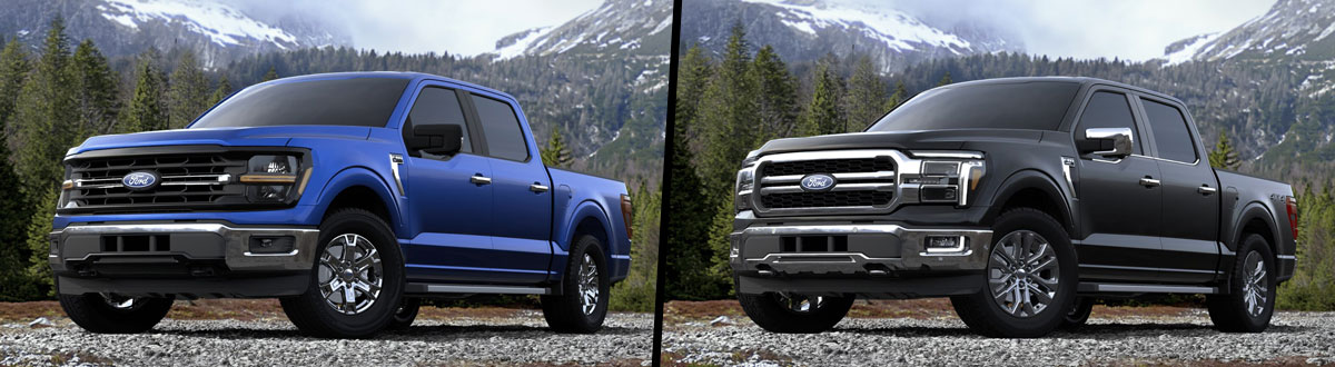 2025 Ford F-150 XLT vs 2025 Ford F-150 Lariat