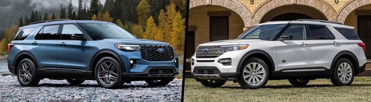 2025 Ford Explorer vs 2024 Ford Explorer