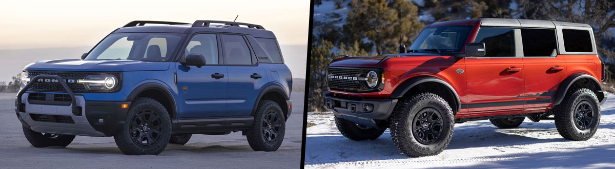 2026 Ford Bronco Sport vs 2026 Ford Bronco