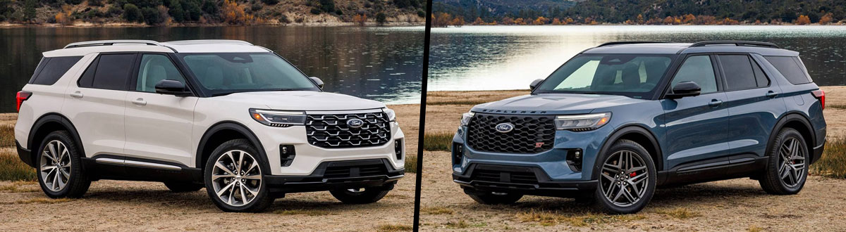 2026 Ford Explorer Platinum vs 2026 Ford Explorer ST