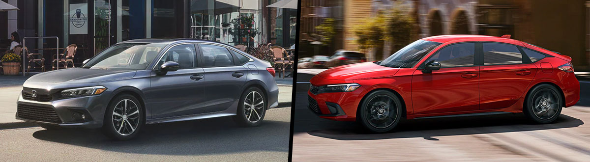 2022 Honda Civic Sedan vs 2022 Honda Civic Hatchback