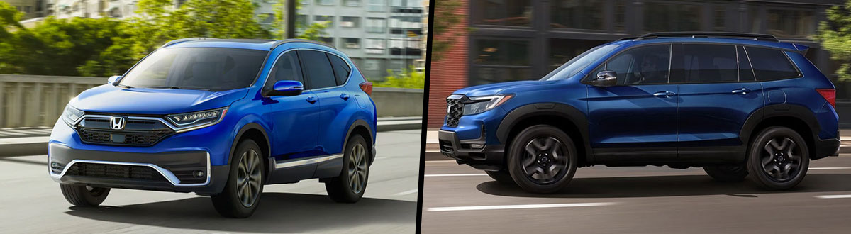 2022 Honda CR-V vs 2022 Honda Passport