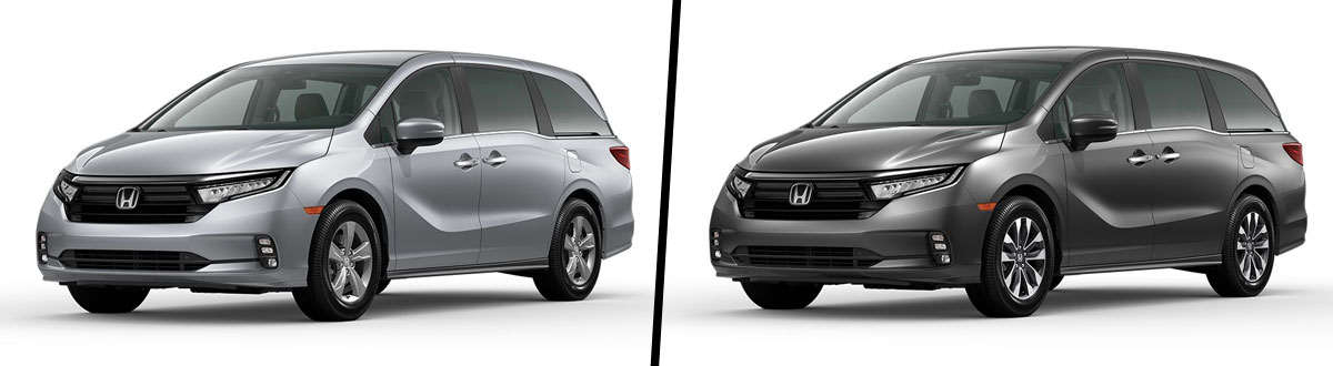 2022 Honda Odyssey EX vs 2022 Honda Odyssey EX-L