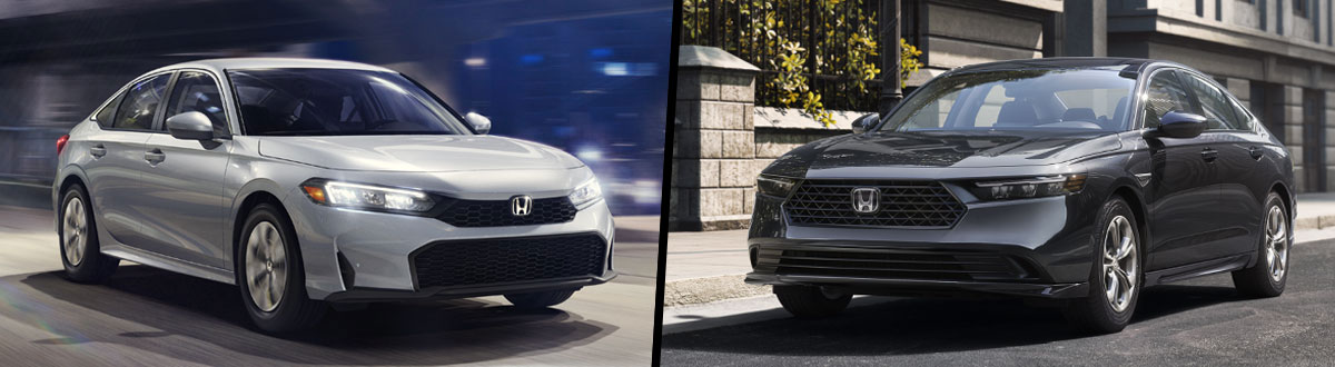 2025 Honda Civic vs 2025 Honda Accord