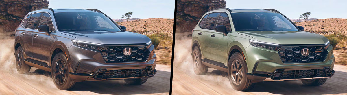 2026 Honda CR-V Sport Hybrid vs 2026 Honda CR-V TrailSport Hybrid