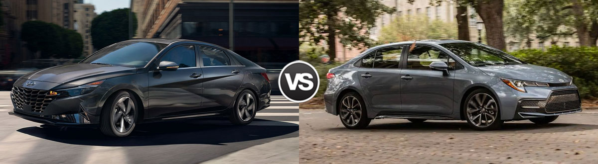 2021 Hyundai Elantra vs 2021 Toyota Corolla