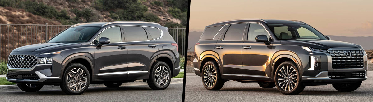 2023 Hyundai Santa Fe vs 2023 Hyundai Palisade