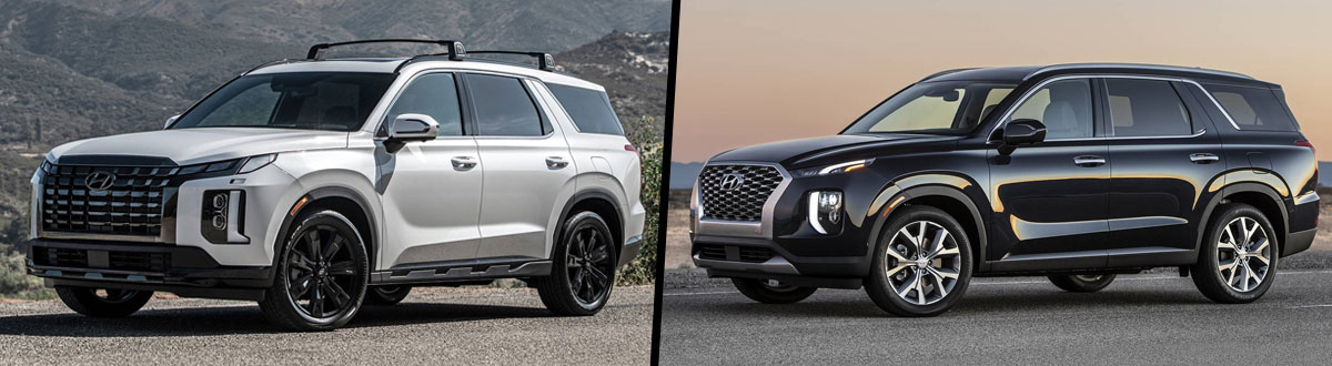 Compare 2023 vs 2022 Hyundai Palisade