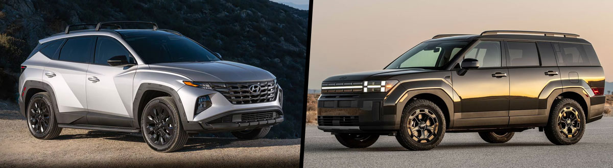 2024 Hyundai Tucson vs 2024 Hyundai Santa Fe