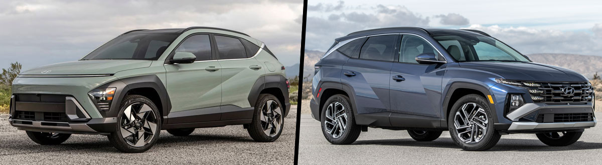 2025 Hyundai Kona vs 2025 Hyundai Tucson