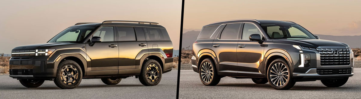 2025 Hyundai Santa Fe vs 2025 Hyundai Palisade