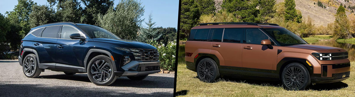 2025 Hyundai Tucson Hybrid vs 2025 Hyundai Santa Fe Hybrid