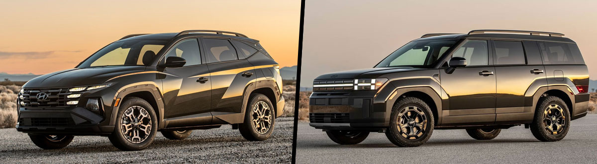 2025 Hyundai Tucson vs 2025 Hyundai Santa Fe