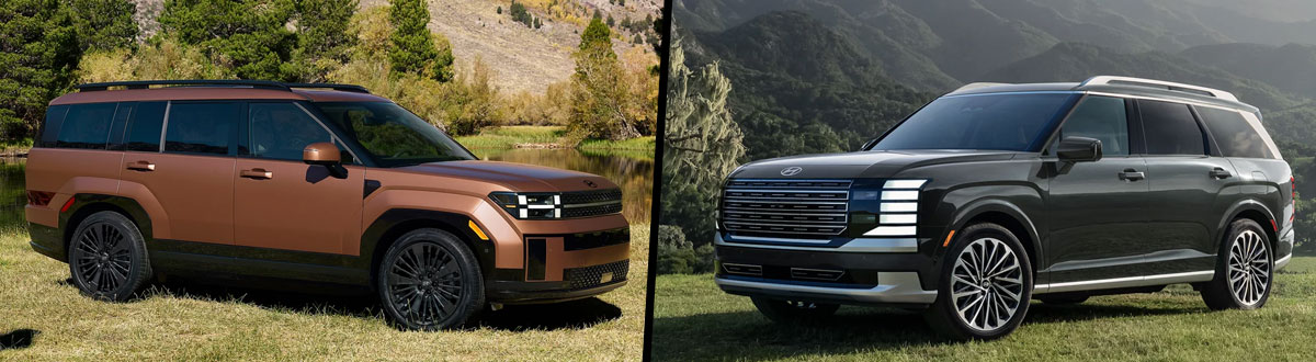 2026 Hyundai Santa Fe Hybrid vs 2026 Hyundai Palisade Hybrid