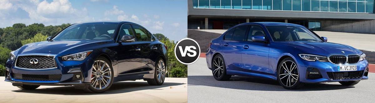 2020 INFINITI Q50 vs 2020 BMW 3 Series