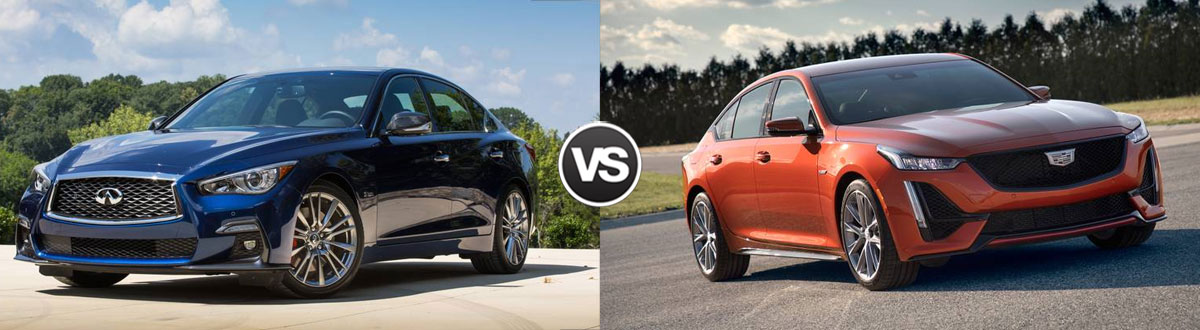 2020 INFINITI Q50 vs 2020 Cadillac CT5
