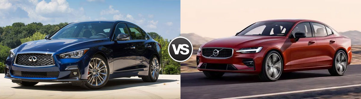 Compare 2020 INFINITI Q50 vs 2020 Volvo S60 Maple Shade NJ