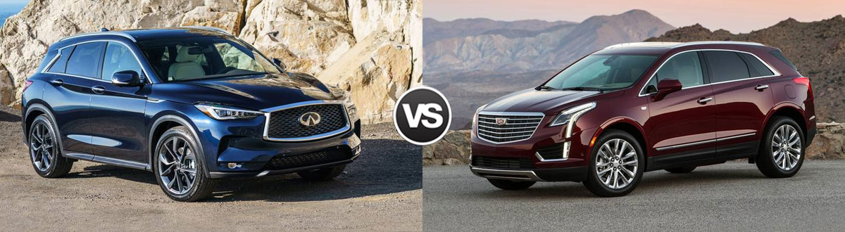 2020 INFINITI QX50 vs 2020 Cadillac XT5
