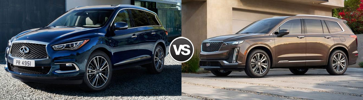 2020 INFINITI QX60 vs 2020 Cadillac XT6