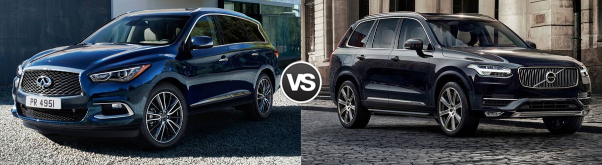 2020 INFINITI QX60 vs 2020 Volvo XC90