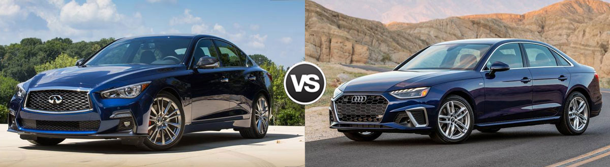 2021 INFINITI Q50 vs 2021 Audi A4