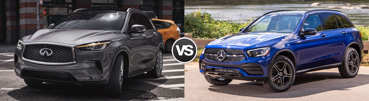 2021 INFINITI QX50 vs 2021 Mercedes-Benz GLC