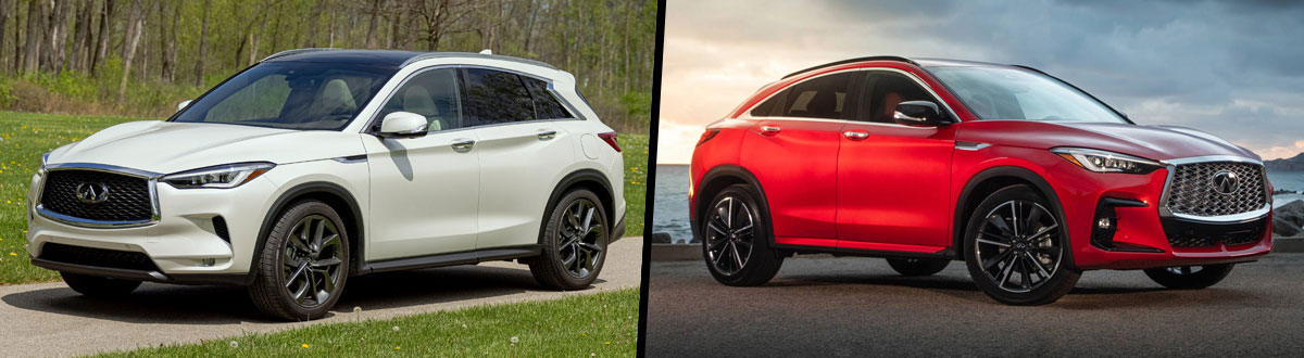 2022 INFINITI QX50 vs 2022 INFINITI QX55