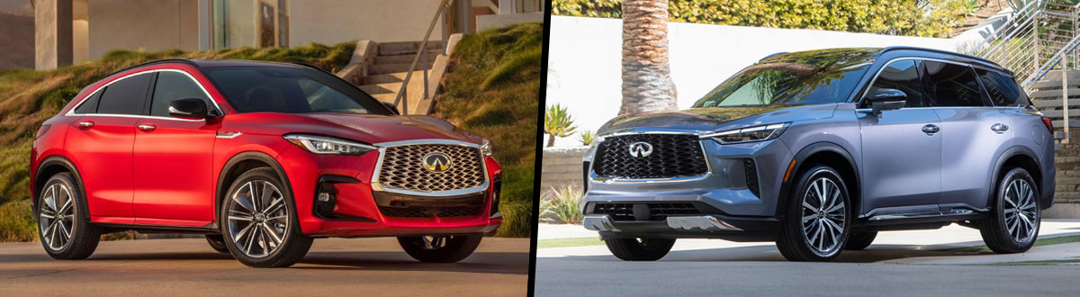 2022 INFINITI QX55 vs 2022 INFINITI QX60