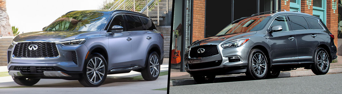 2022 INFINITI QX60 vs 2020 INFINITI QX60