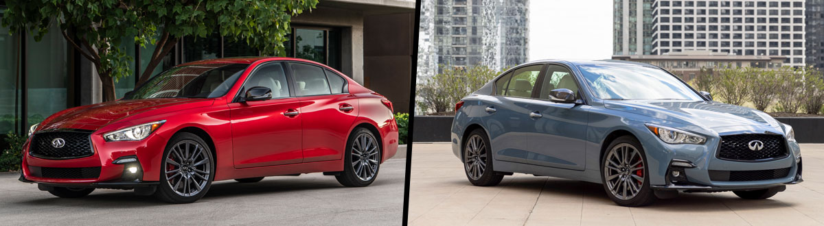 2023 INFINITI Q50 vs 2022 INFINITI Q50