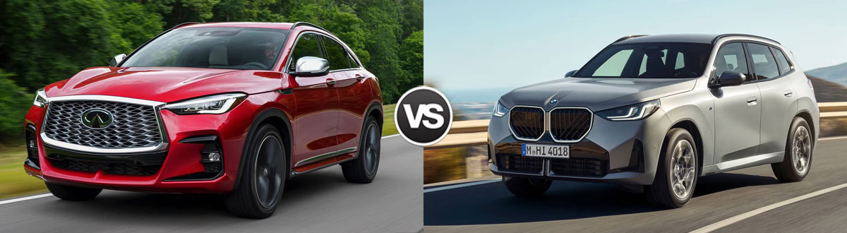 2025 INFINITI QX55 vs 2026 BMW X3