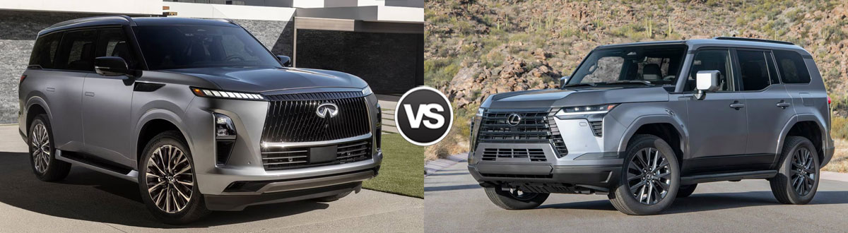 2025 INFINITI QX80 vs 2025 Lexus GX