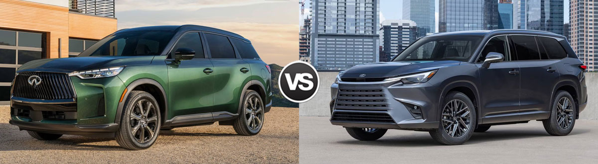 2026 INFINITI QX60 vs 2025 Lexus TX