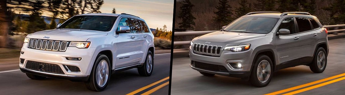 2020 Jeep Grand Cherokee vs 2020 Jeep Cherokee