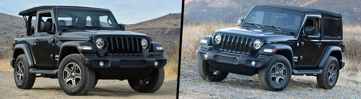 2020 Jeep Wrangler vs 2019 Jeep Wrangler