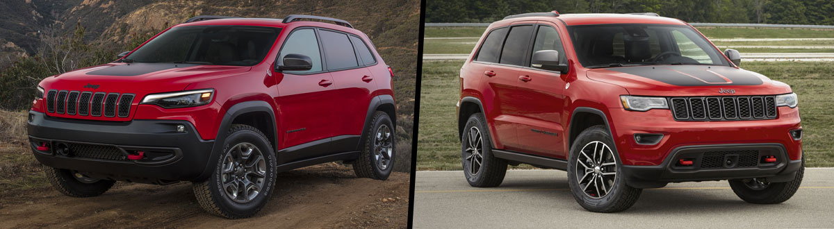 2021 Jeep Cherokee Trailhawk vs 2021 Jeep Grand Cherokee Trailhawk