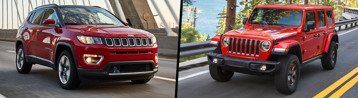 Actualizar 74+ imagen jeep compass vs jeep wrangler