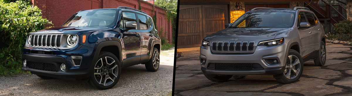 2021 Jeep Renegade vs 2021 Jeep Cherokee