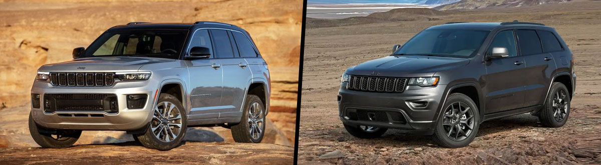 cajón Estrecho obvio 2022 vs. 2021 Jeep Grand Cherokee Comparison | Merrillville IN