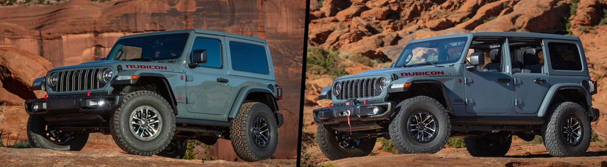 2025 Jeep Wrangler 2-Door vs 2025 Jeep Wrangler 4-Door