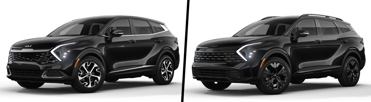 2025 Kia Sportage EX vs 2025 Kia Sportage X-Line