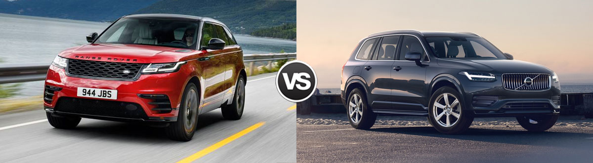 Compare 2020 Range Rover Velar vs 2020 Volvo XC90 Houston, TX
