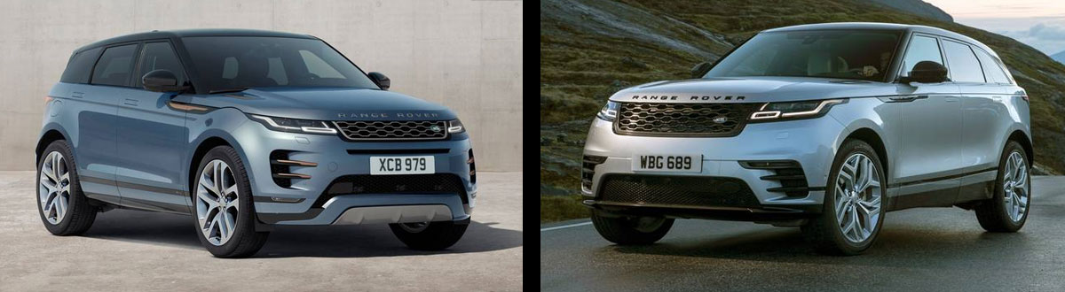 What's the difference between Range Rover, Sport, Velar and Evoque