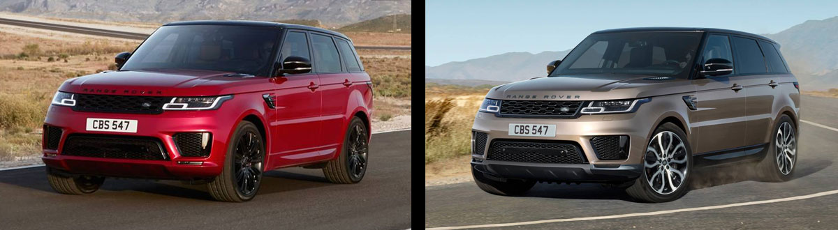 2022 vs 2021 Range Rover Sport