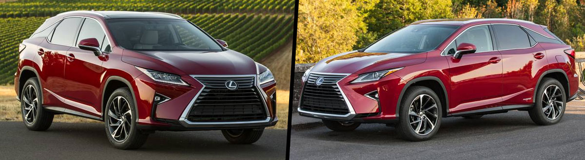 2020 Lexus RX 350 vs 2020 Lexus RX 450h