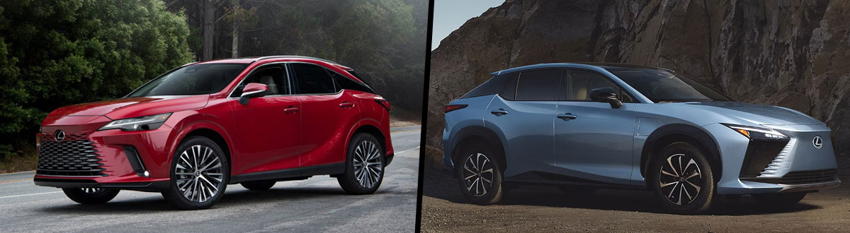 2026 Lexus RX 350h vs 2026 Lexus RZ 350e
