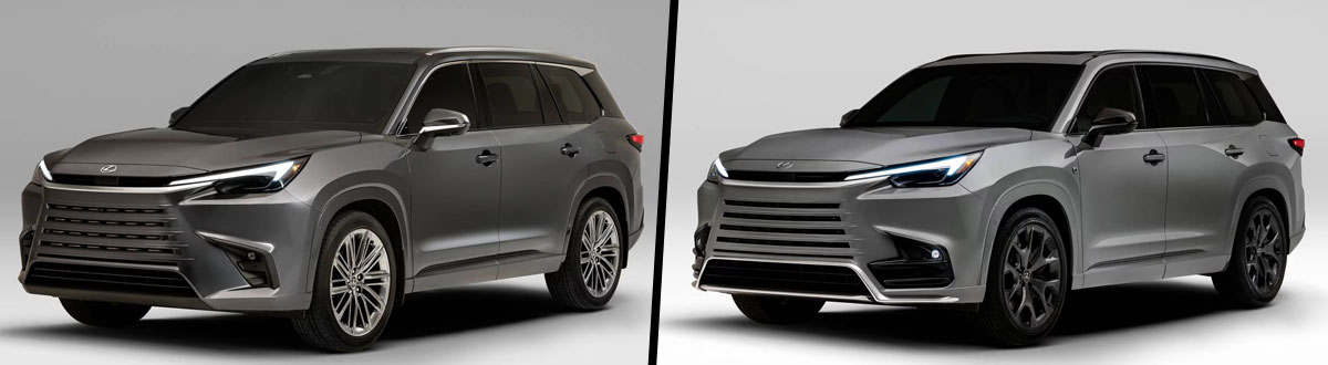 2026 Lexus TX 350 vs 2026 Lexus TX 500h