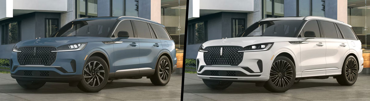 2025 Lincoln Aviator Premiere vs 2025 Lincoln Aviator Black Label
