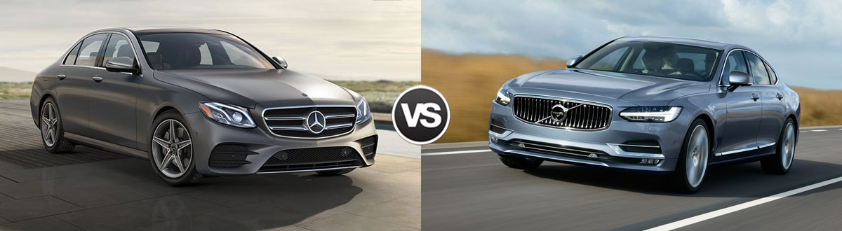 2020 Mercedes-Benz E-Class vs 2020 Volvo S90
